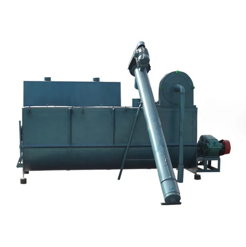 screw horizontal mixer combine hammer mill for blending powder animal feed horizontal ribbon blender mushroom soil mixer