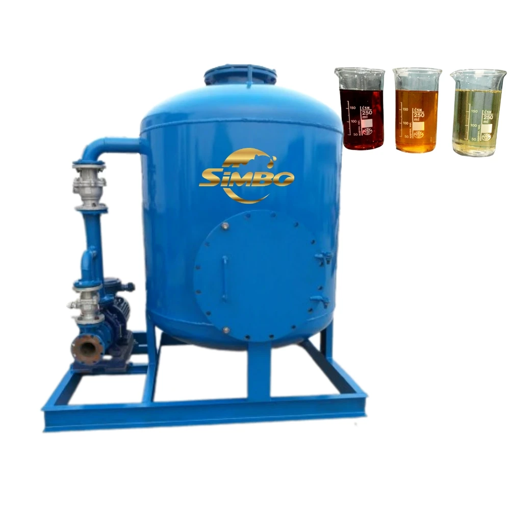 low investment waste oil filtration machine diesel oil refinery machine