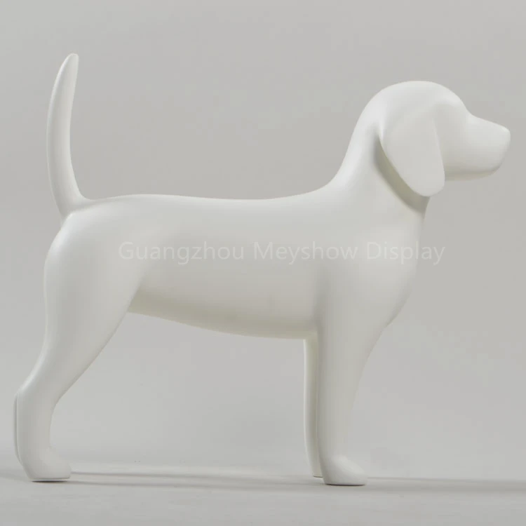 meyshow fiberglass small dog mannequins animal display for shop display