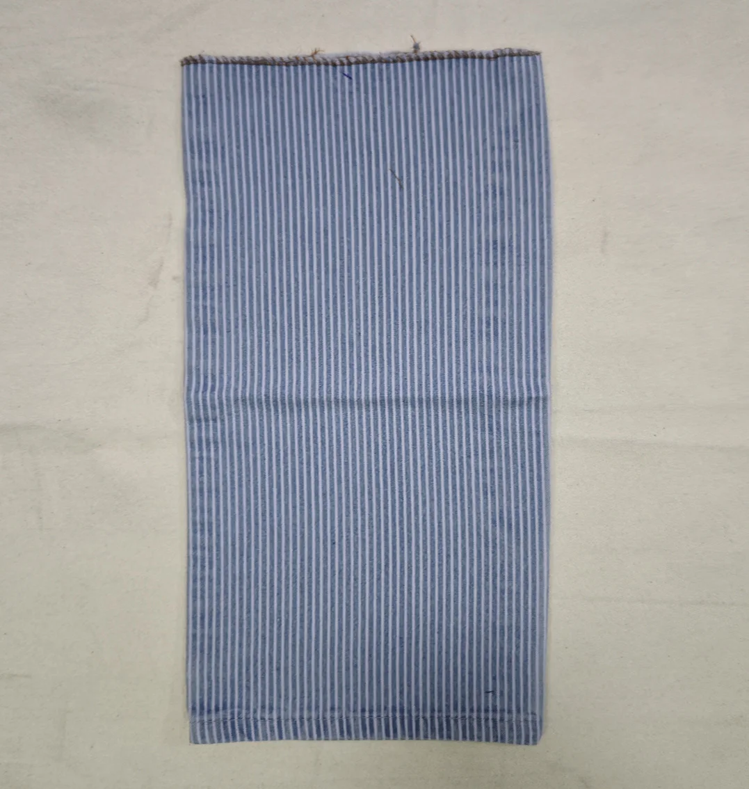 New Design 100% Cotton Checked Striped Denim Fabric And Jeans Custom Wholesale
