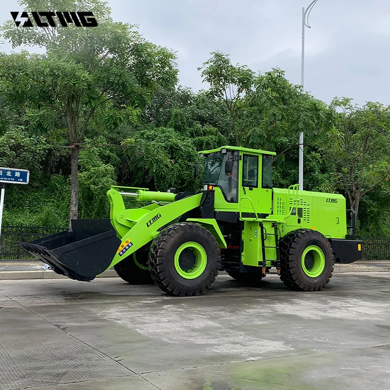 LTMG front end loader 3 ton 5ton electric articulating wheel loader for heavy duty