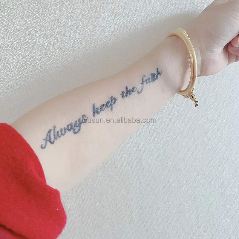 Custom Adult Arm Hand Skin Body Transfer Stickers Temporary Tattoo For Women Men