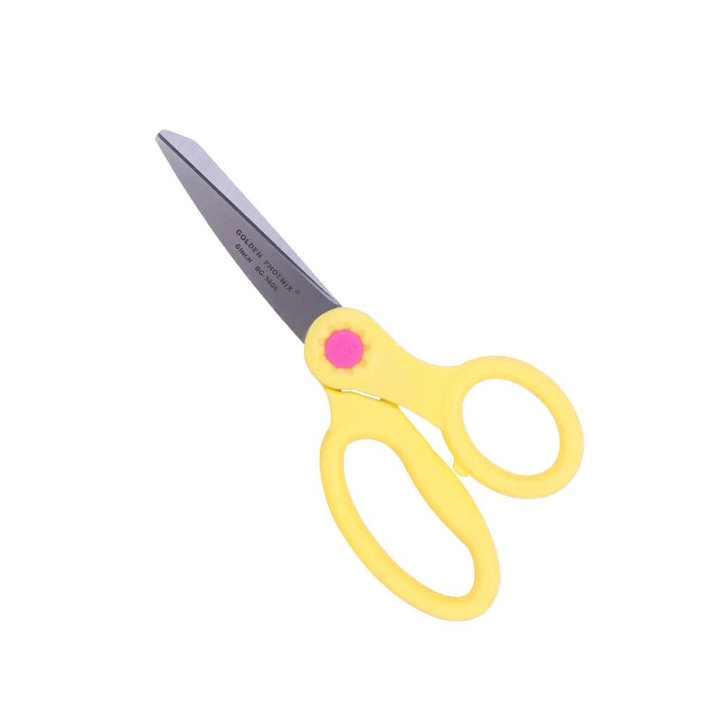 Newest 6 Inch Stainless Steel Paper Cutting Craft Scissors Office Scissors Stationery Kids Scissors