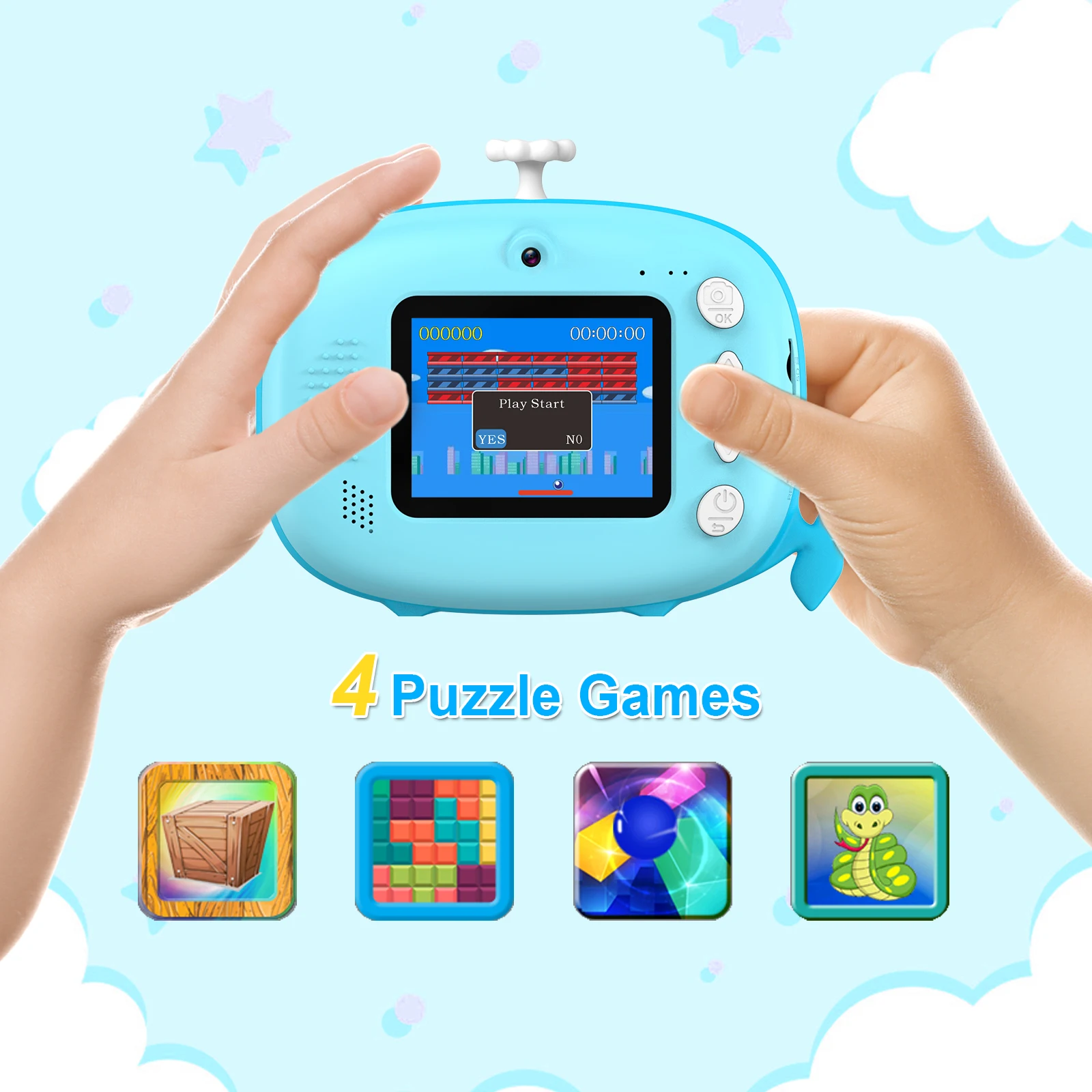 Promotion Digital Children Camera 1080P Hd Cartoon Instant Print Camera For Kids Video Kids camera