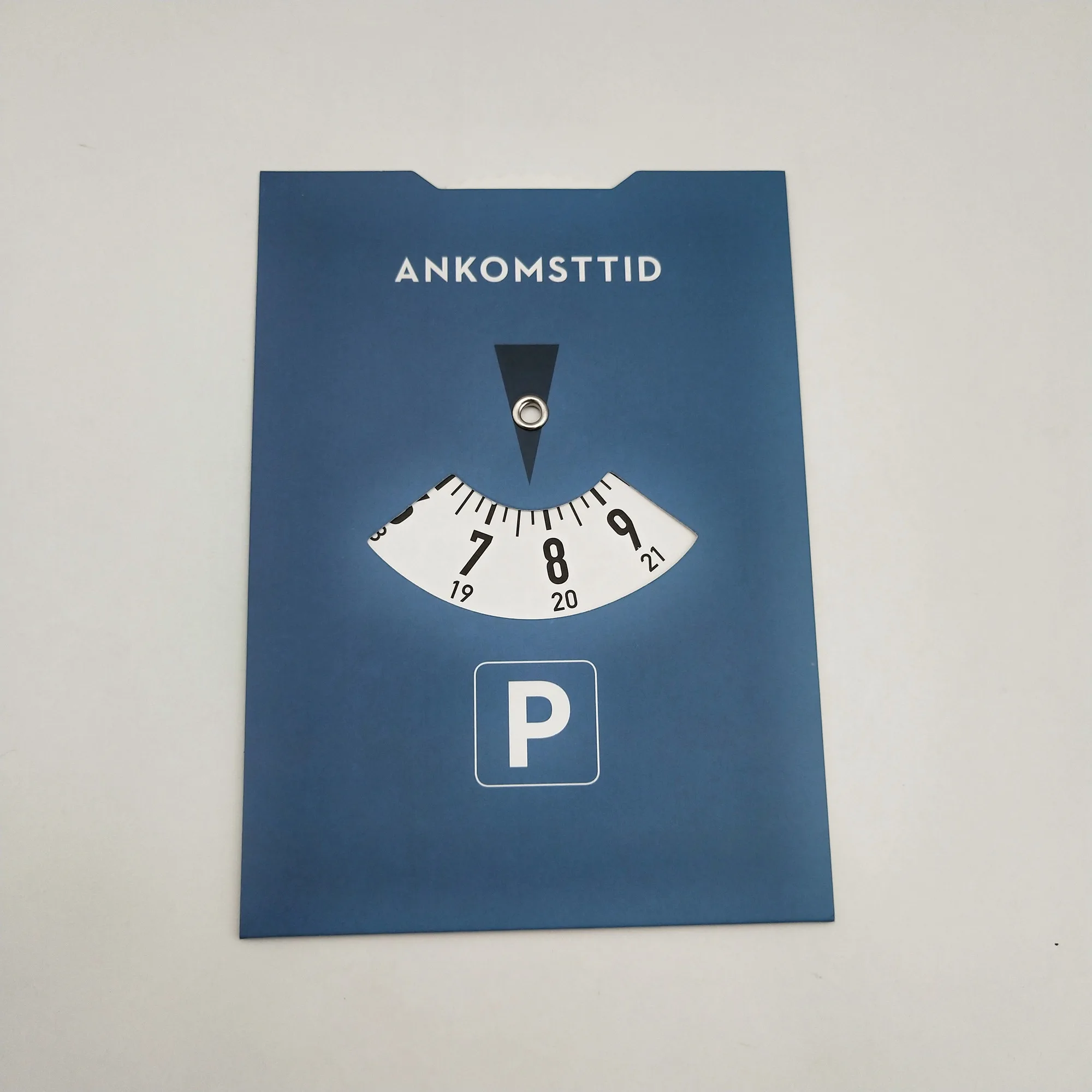 Cheap Custom Logo Printed Promotional Paper Parking Disc Clock Car Digital Parking Timer