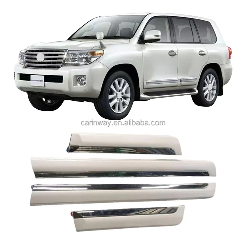 Door Molding Side Door Trim LC200 Accessories Auto Door Closer Trim For Toyota Land Cruiser LC200 FJ200 2012-2016