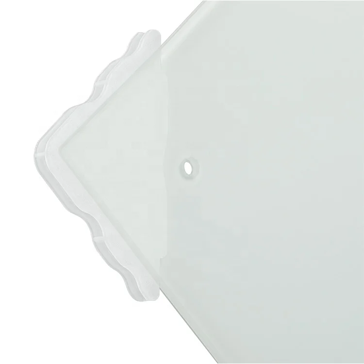 Popular office and school glass notice white board clear glass magnetic writing board