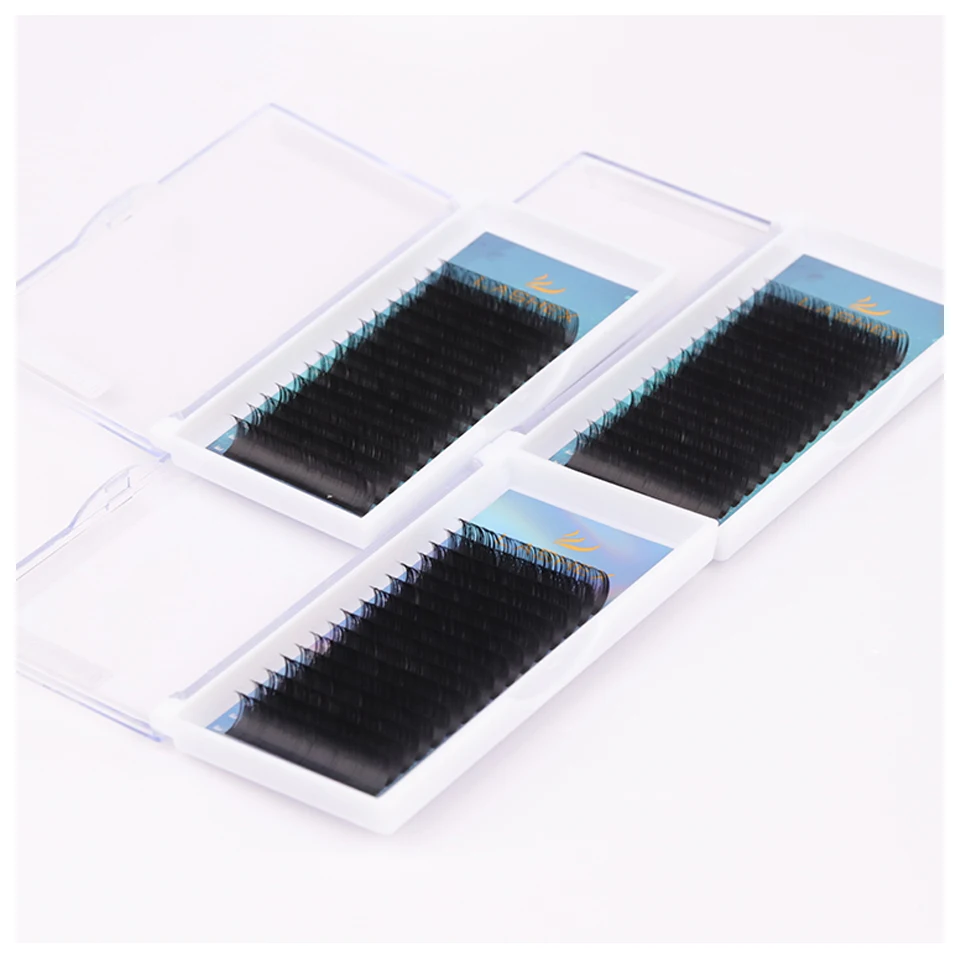 lashex 16 Rows Classic Individual Eyelash Extension Lashes Matte Black Professional Soft Natural Cashmere Volume Lashes For Make