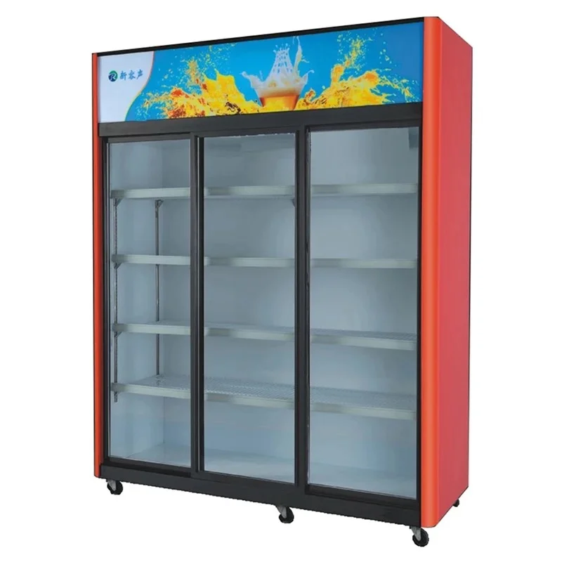 glass door beverage fridge beer cooler upright used display refrigerator