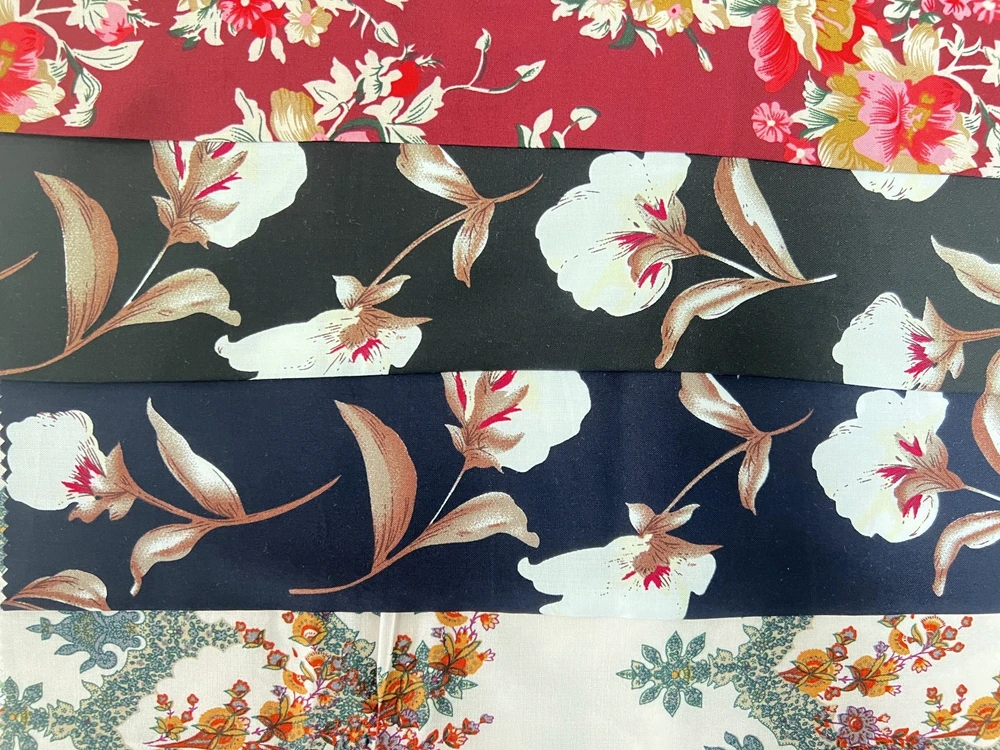 Factory directly wholesale popular 57/58 100% viscose material plain printed rayon fabric