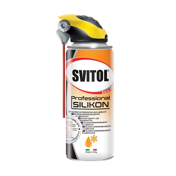 High Quality Made In Italy Arexons Svitol Professional Silicone 400ml - Plastic Rubber Lubricant Spray