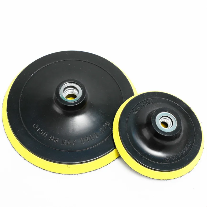 Polishing Backing Plate Abrasive Disc Round Hook And Loop Backing Sanding Pad