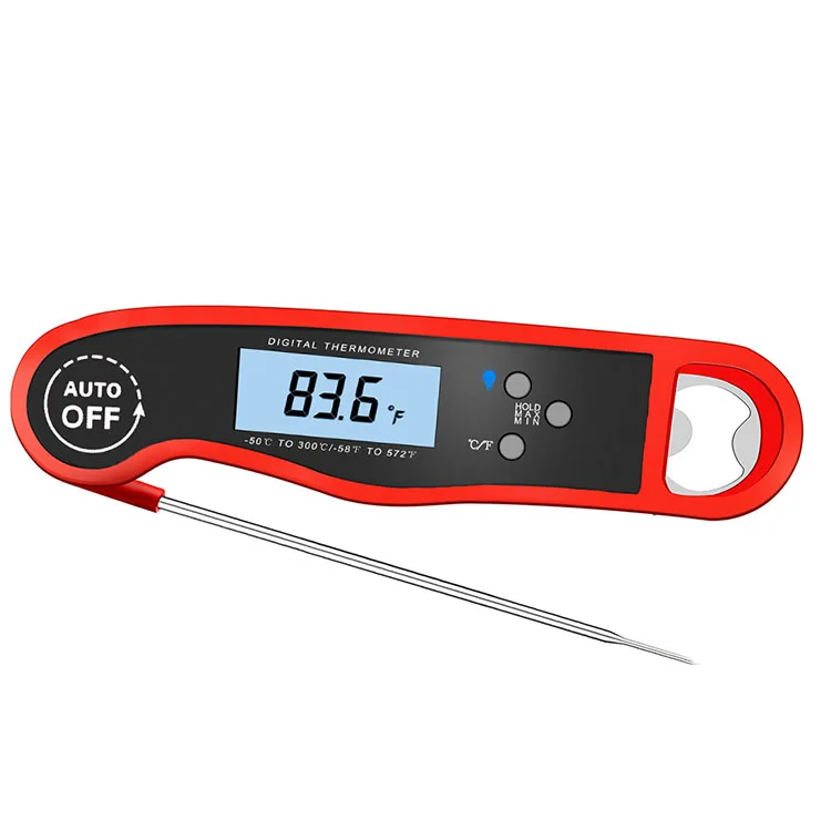 Hot sales Instant Read Digital Food Thermometer Temperature Foldable Pocket Barbecue Thermometer