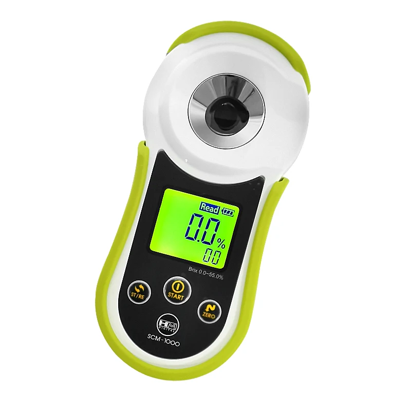 HM Digital SCM-1000 Digital Refractometer LCD Display 0.0~55.0% Brxi Sugar Meter Fruit Juice Refractometer