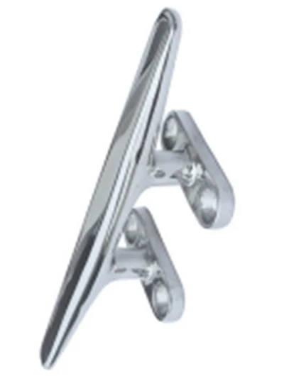 Marine Boat Low Flat Cleat 4' Heavy Duty Deck Silhouette 316 Stainless Steel From Isure Marine