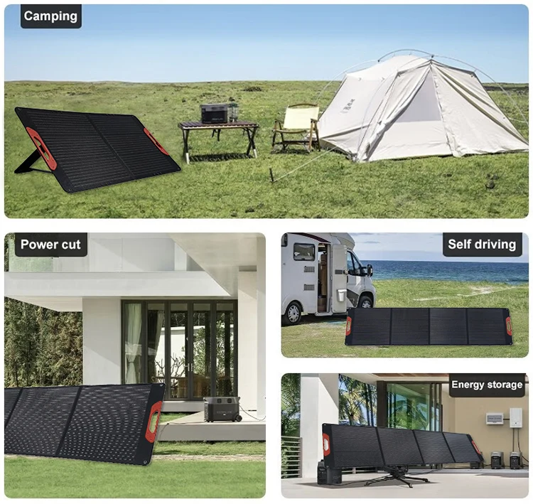 Mono Flexible Portable Solar Panel 200W Solarpanel Folding Solar Panels Folded Foldable