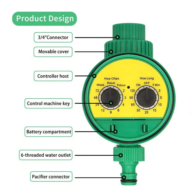 Garden Irrigation Hose System Water Timer