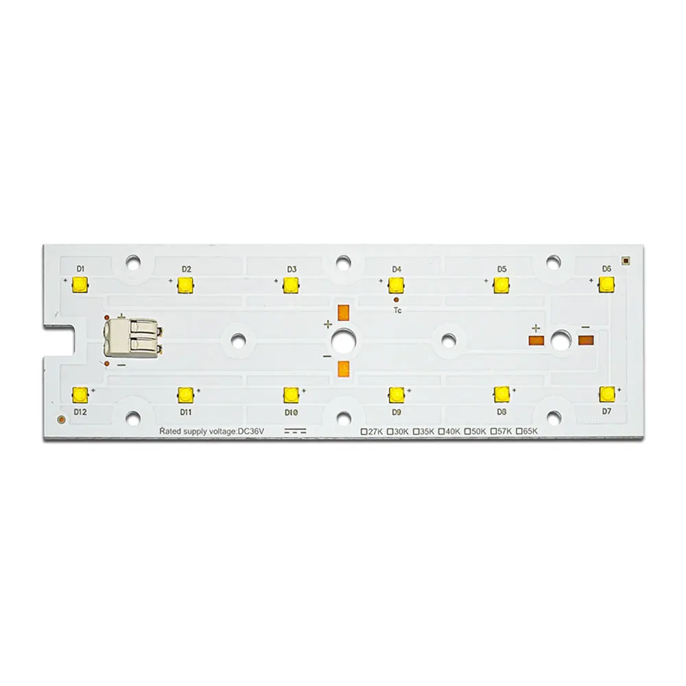 HOT SALE ZHAGA Street Light Module with Lens Optical Accessories 2x6 36W SMD3535 12LEDS City Lighting Module PCBA