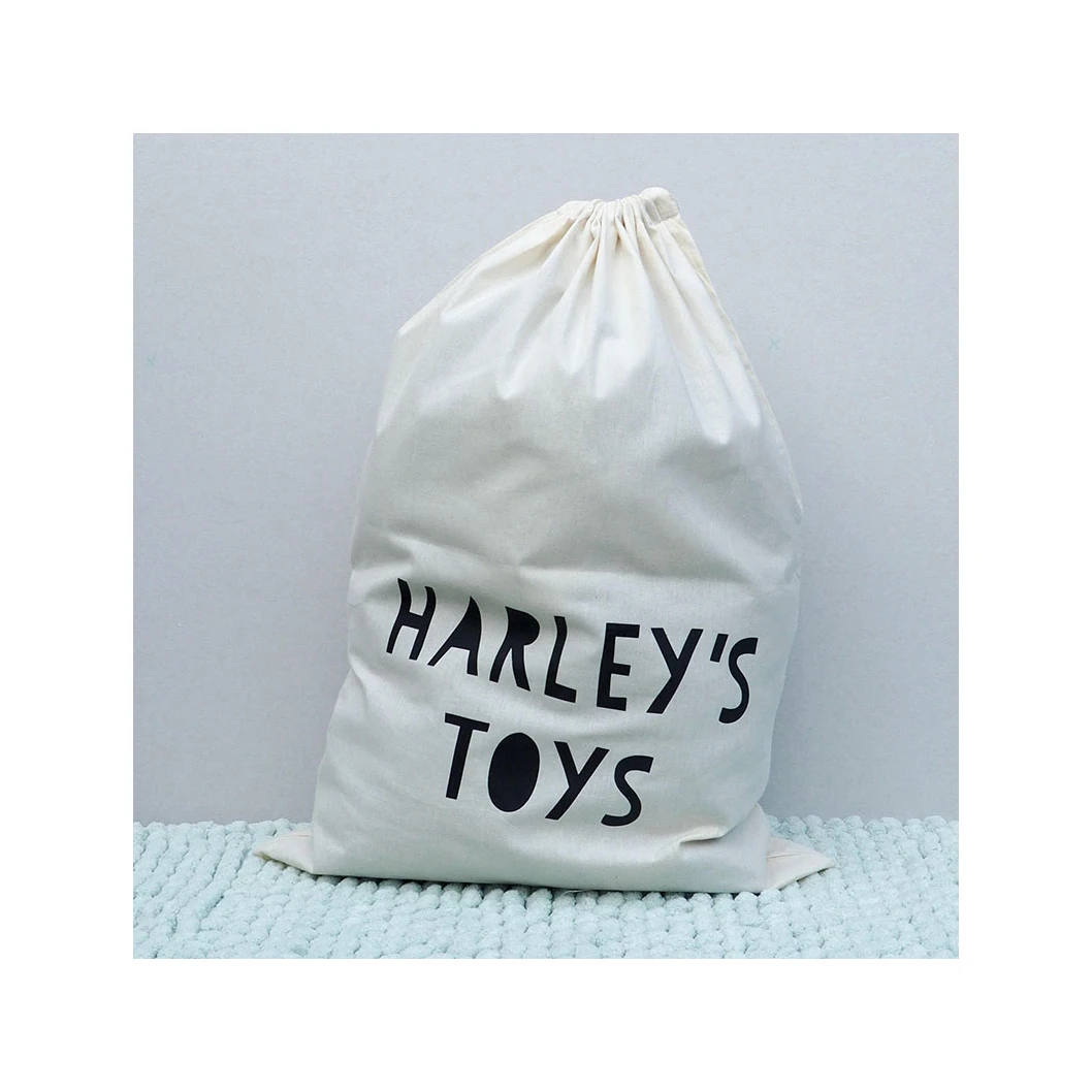 Персонализированная Хлопковая сумка для хранения