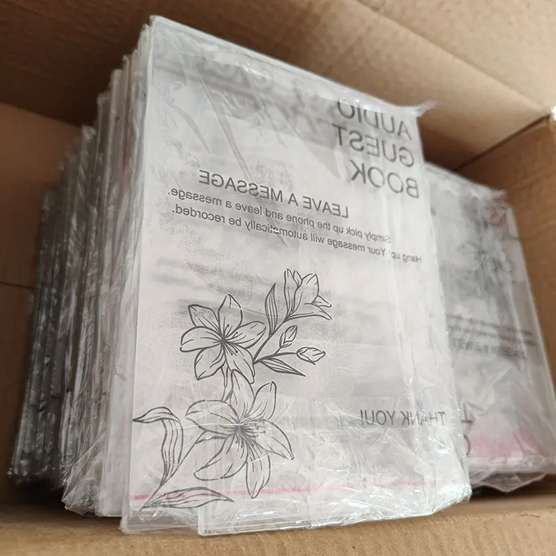 Audio Guestbook Pick Up The Phone Leave A Message Acrylic Wedding Sign