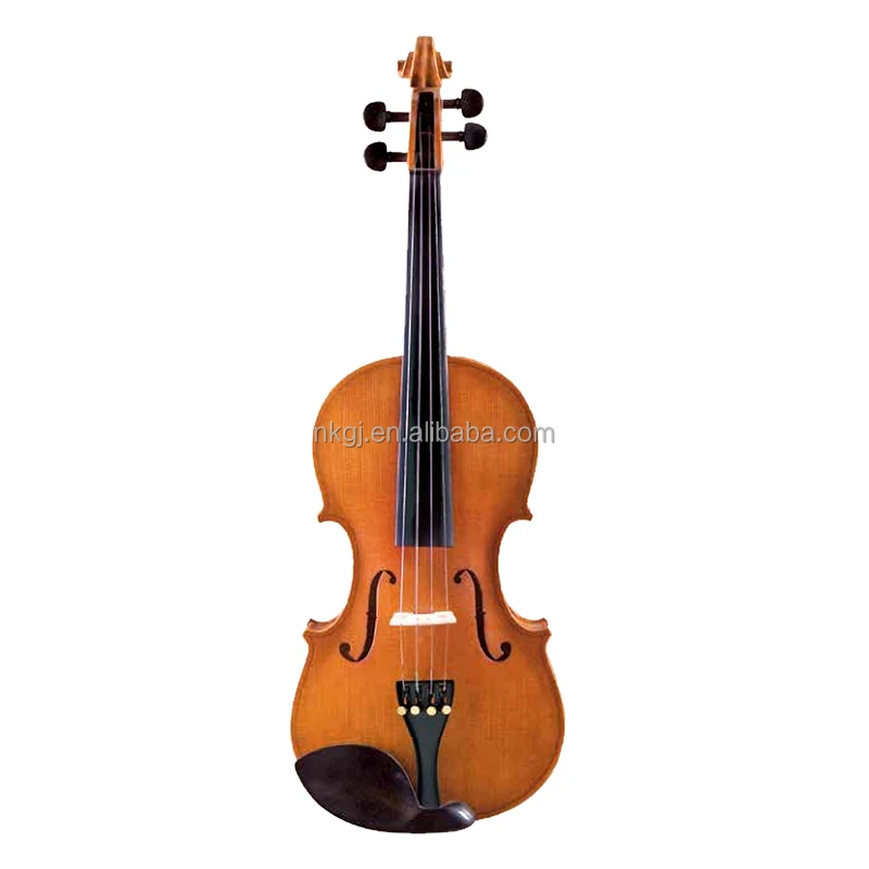 Wholesale Handmade Violin 1/4 1/8 2/4 4/4 3/4 Spruce Top Flame Maple Back Ebony Bow Professional for Sale