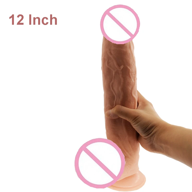 Long Giant Huge Realistic Large Penis Sex Toy 12 Inch Dildo