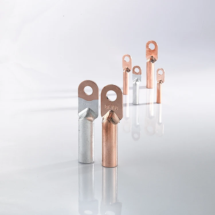 Медные трубчатые клеммы, луженые электрические медные кабельные наконечники, трубчатые клеммы