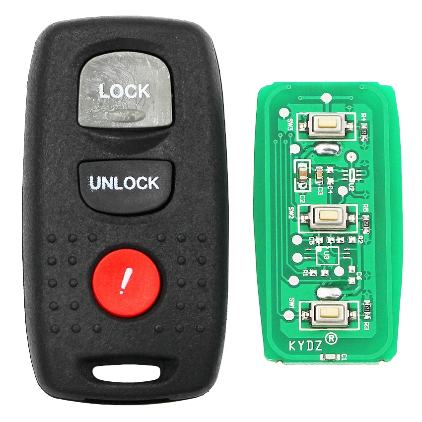 2+1 buttons NEW Keyless Entry Key Fob Remote For Mazda 6 3 M3 M6 FCC ID: KPU41846 313.8MHZ 314MHZ 3 button