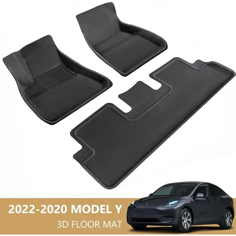 New TPR Car Floor Mats For Tesla Model S/Model Y New Car Mats/ New Design Material Car Mat