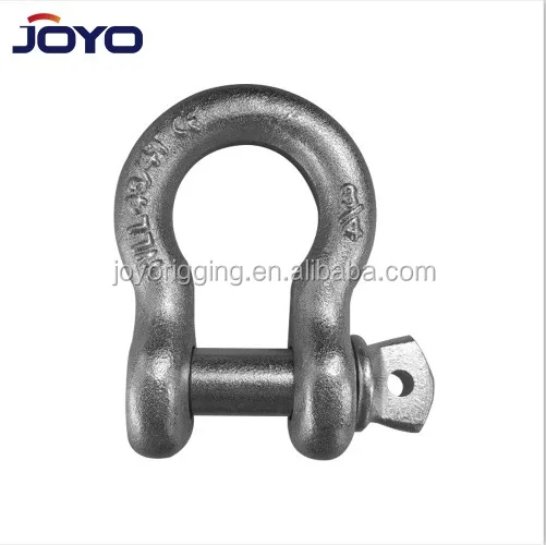High quality riggings 3/8 3/4 galvanized US type screw pin bow type anchor shackle