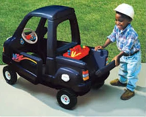 Little four wheel kids ride on car