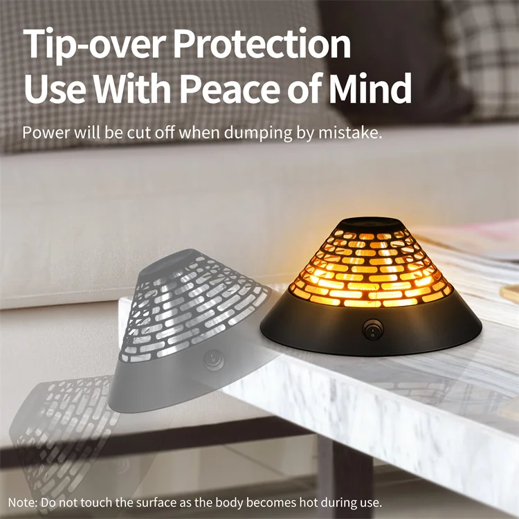 360 Degrees Heating Portable Volcano Patio Heater Aluminum Alloy Body Large Space Heaters