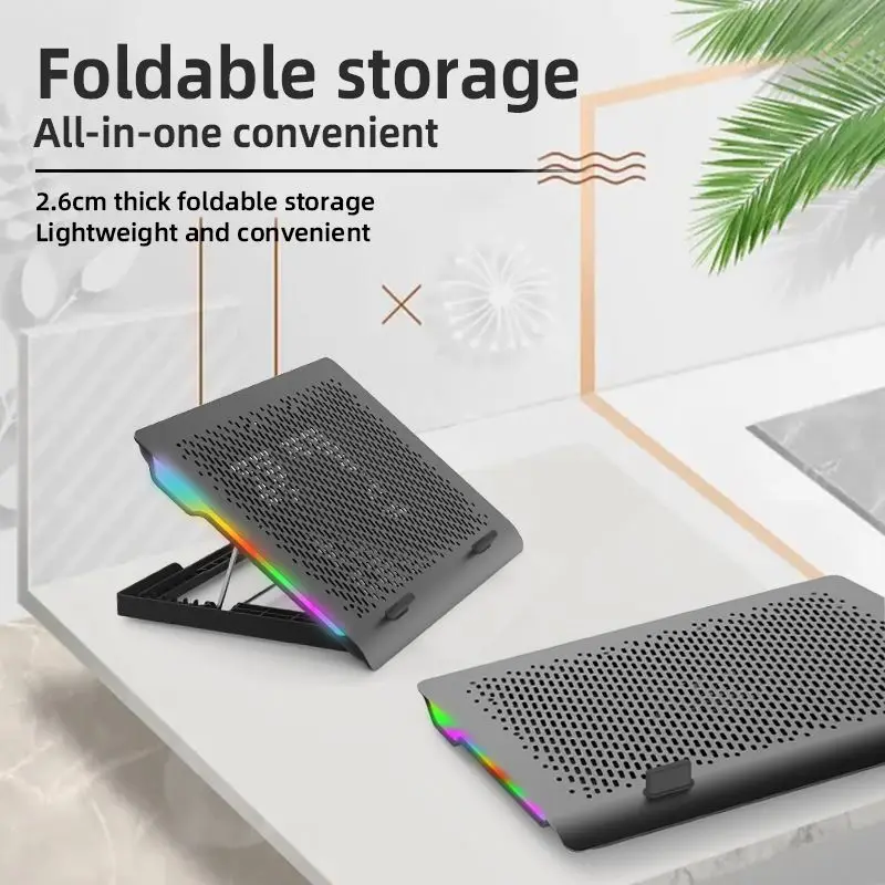 Rgb-подставка для ноутбука с новым дизайном Охлаждающие подставки