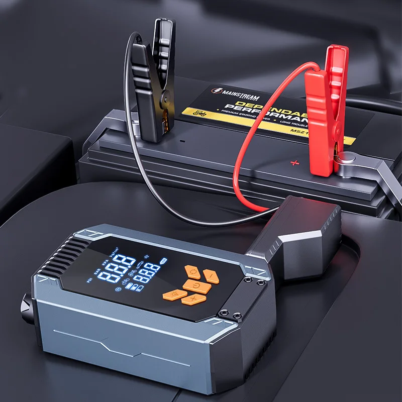 New Portable Car Emergency Starting Power Supply 12V Power Bank 7200Mah Car Compressor And Jump Starter