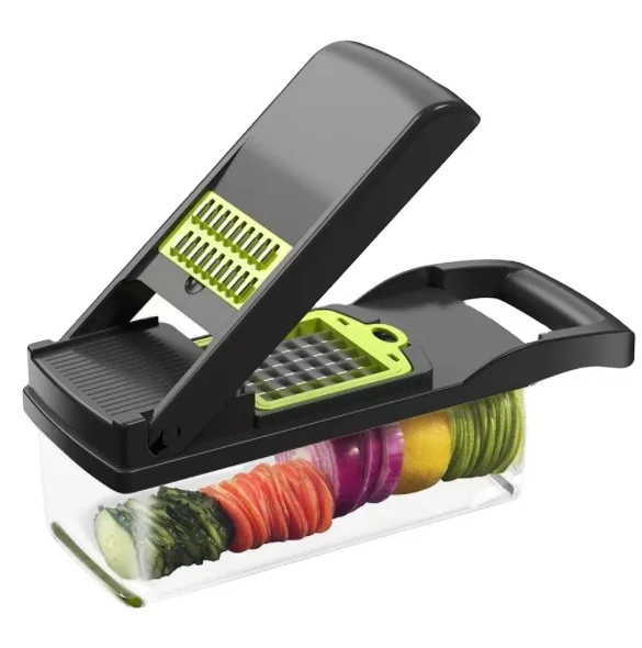 Multifunctional vegetable cutter fruit grater crushers drain basket slicers 8 in 1 kitchen accessories gadgets