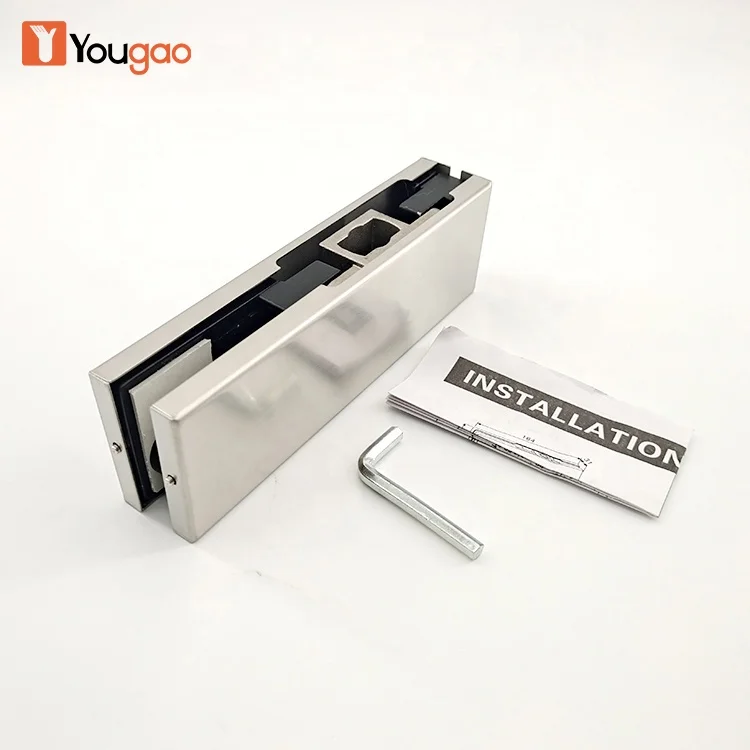 Frameless Glass Door Stainless Steel Lower Patch Fitting Door Clamp