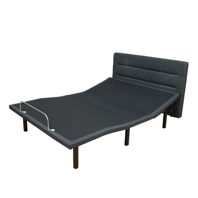 Folding Bed Frame Queen Size Electric Control Bed Bed Frame Electric Adjustable Mattress Base