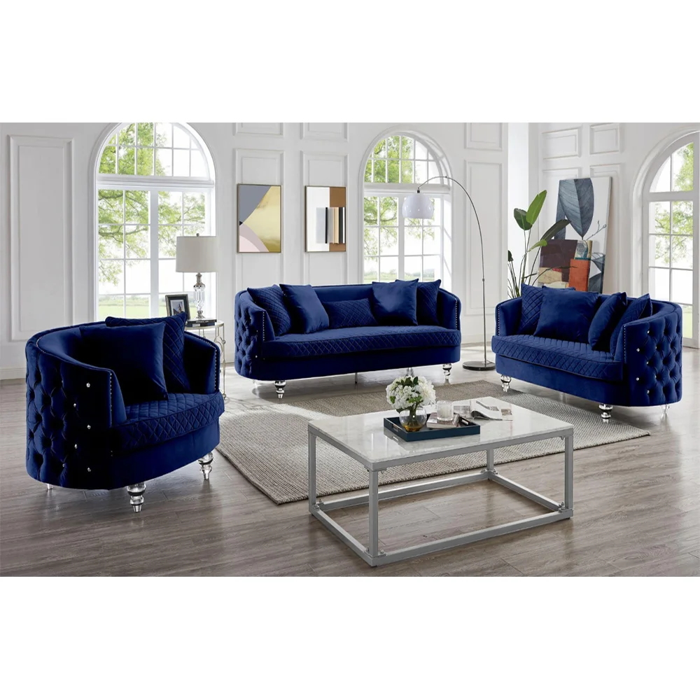 Living Room Sofa With Bed and Chest erasable fabric 32 DNS gray sponge 40 different color options MECHANISM-BED (3+2+1)