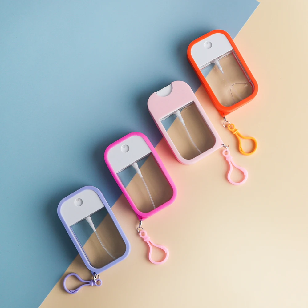 Custom Refillable  Mini Travel Card Type 3ml 5ml Alcohole Mist Touchland Spray Hand Sanitizer Bottle