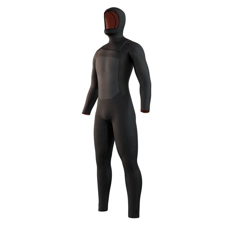 Wetsuit Blindstiching Neoprene Thermal Suit 7Mm Freediving Mens Divers With Hood S Smoothskin Hooded