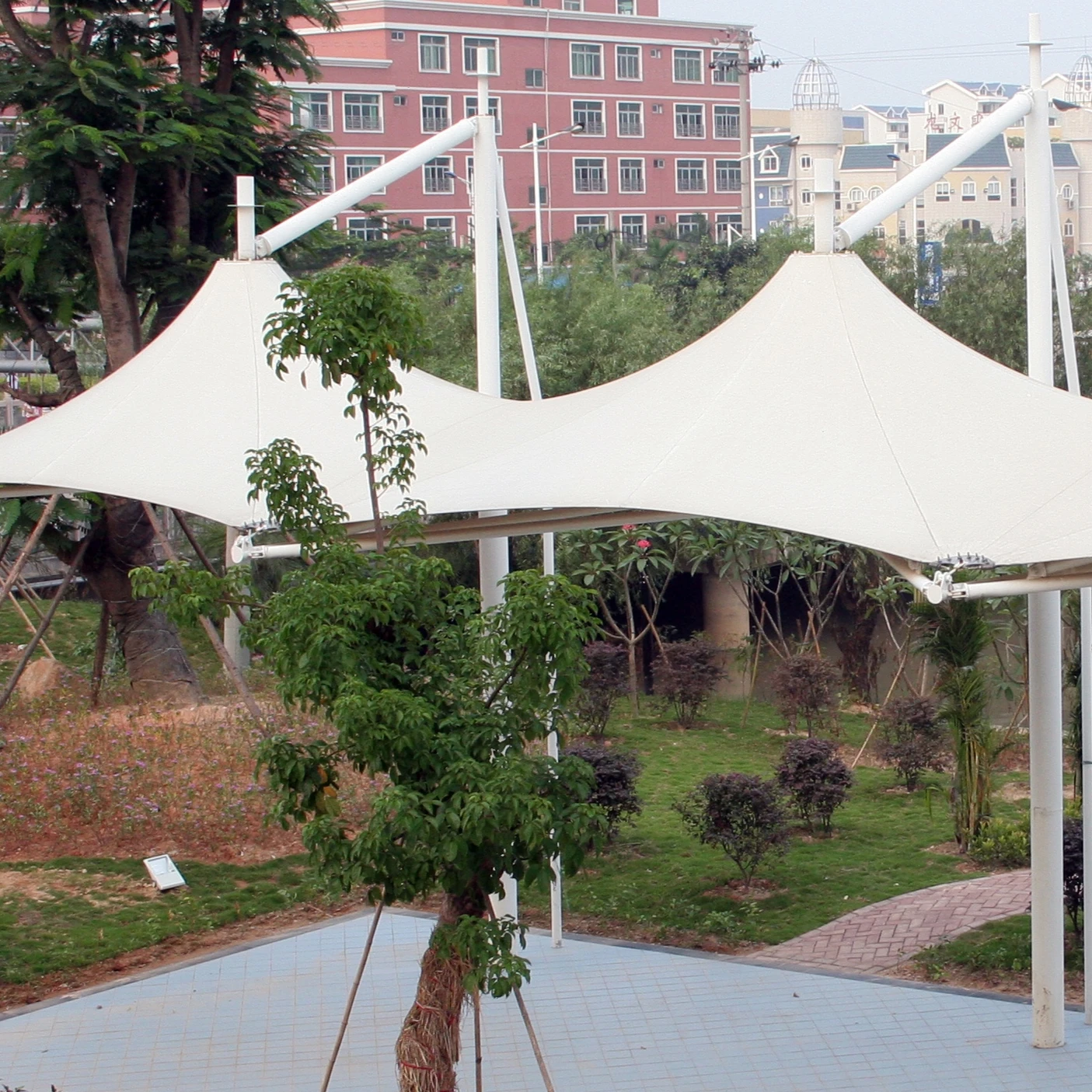 High Tensile Fabric Architectural Membrane Umbrella for Garden