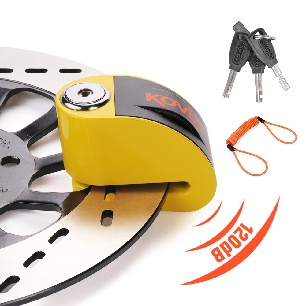 120dB anti-theft Universal Motorcycle Lock Wather-Proof Electronics Alarm Lock Security Motorcycle Alarm Lock