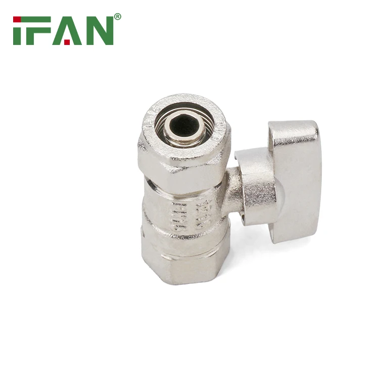 IFAN Valve Factory Sample Free Gas Valve Compression Threaded Forged All Size Brass Gas Valves