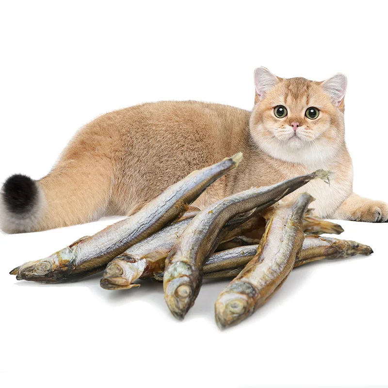 Freeze dried FD capelin dry fish dog treats cat snacks puppy food
