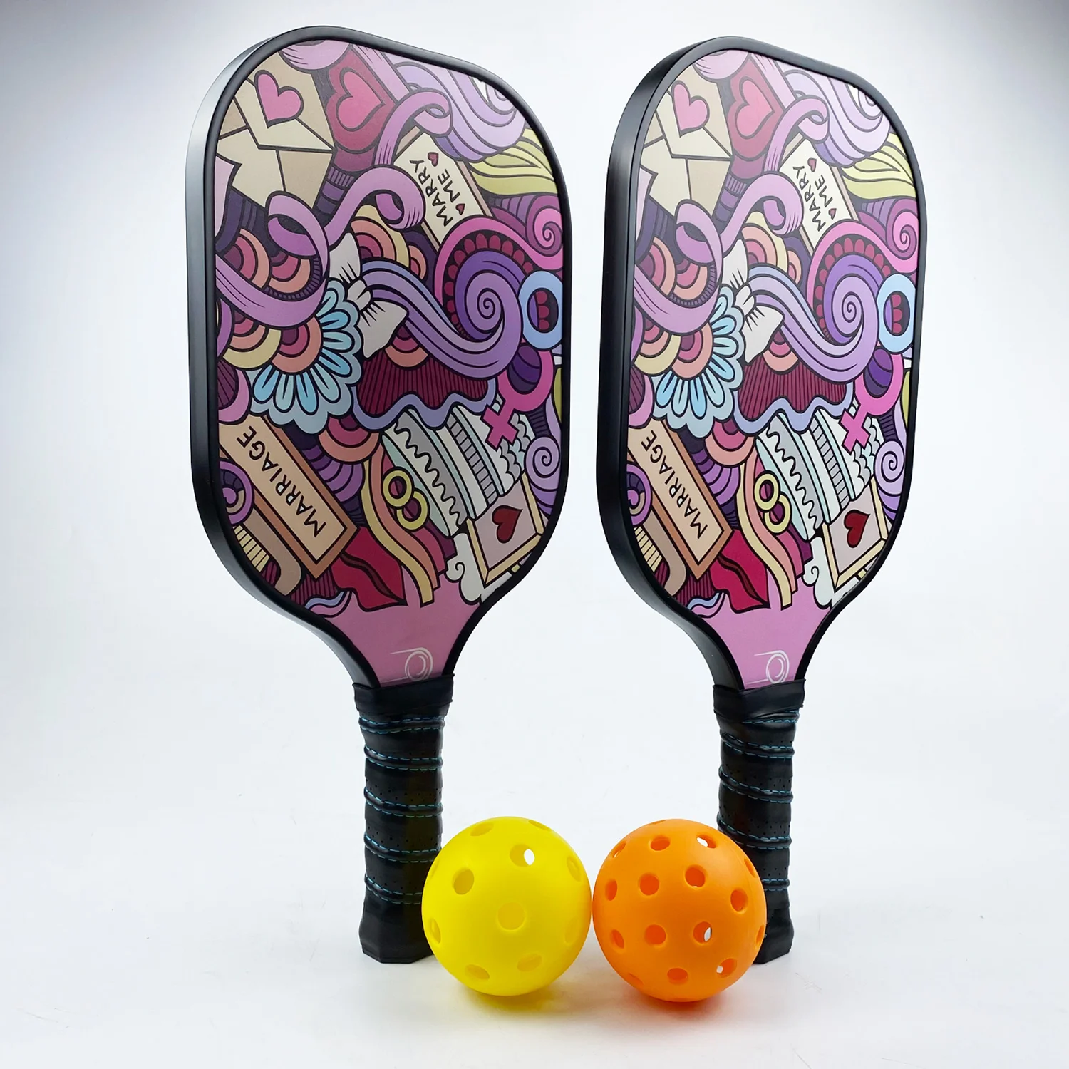 Производитель высококачественных ракеток для пиклеров из углеродного волокна, с логотипом заказчика
