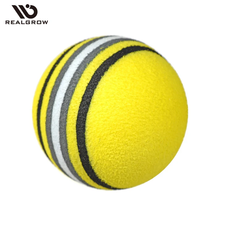 Eco-Friendly Rainbow Colored EVA Foam Golf Balls Soft Practice Balls for Indoor and Outdoor Sports Training