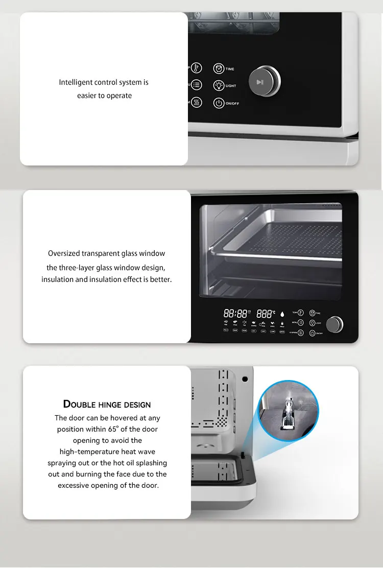 Профессиональный производитель полностью в одном 18 л обжарка современный квадратный ЖК-дисплей кухонный прибор для домашнего использования отеле Use Plug