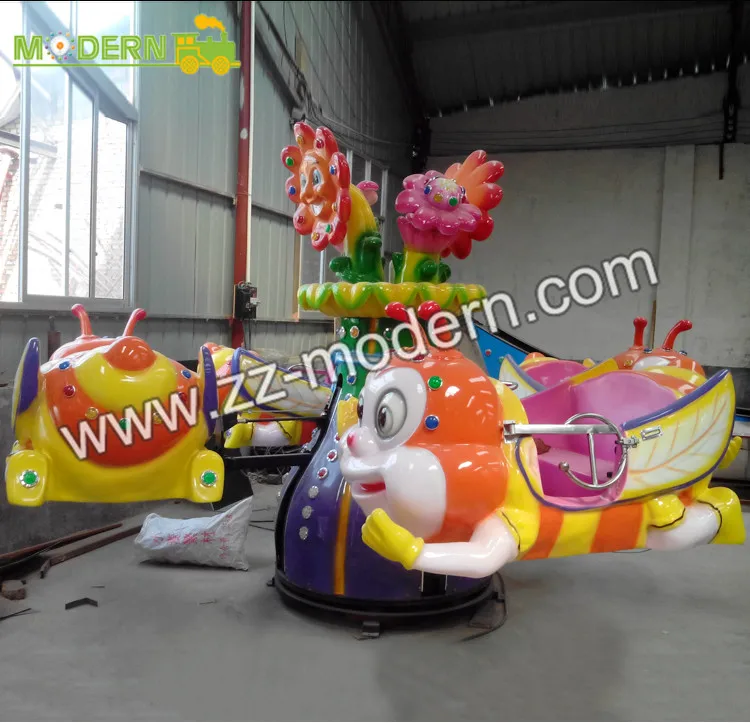 Theme park rides bee self control plane product of amusement park