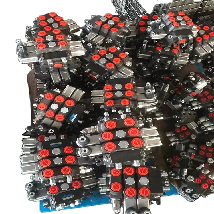 P40 Series 1-7 Spool Control Valve Hydraulic Directional Valve, 2P40 3P40 Multi Hydraulic Valve