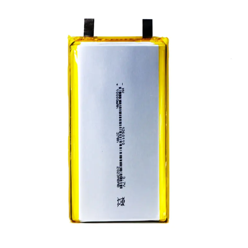High Power Capacity Rechargeable 1260110 3.7V 10000mAh Lipo Battery Lithium Polymer Battery for Power Bank